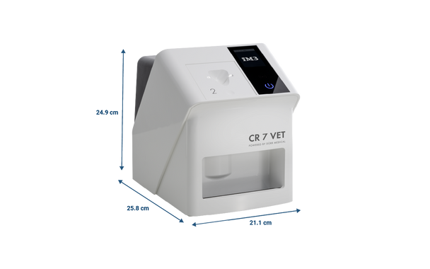 Digital dentalröntgenbildläsare iM3 CR7 VET 2.0 Inkl. VetExam Pro Software